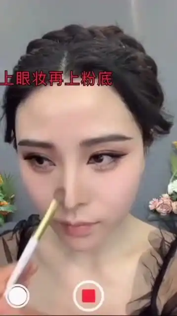 苹果原相机下的范冰冰仿妆,可以画出门哦,美女亲测一点也不夸张