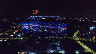 献礼深圳5200架无人机点亮夜空