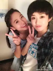 赵丽颖短发干净和鬼鬼乔任梁搞怪卖萌