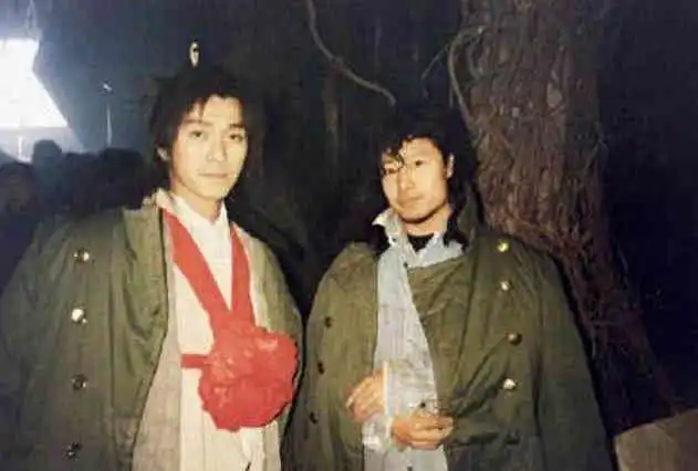 大话西游罕见幕后照片,当年的朱茵到底有多美