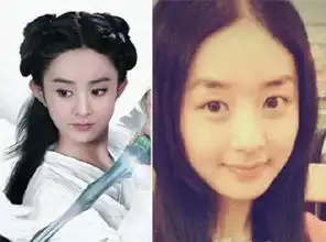 组图赵丽颖晒十年前旧照大眼青涩可爱