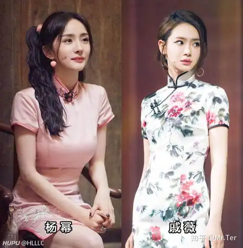 国内知名女星旗袍对比图,谁最美