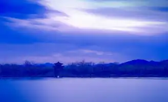 颐和园落日时分