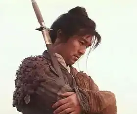 周星驰的大话西游2里站在城墙上抱着剑的图片谁有,要清晰大图
