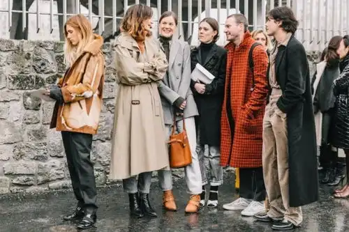 风衣配裙子图片大全
