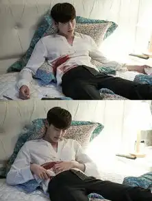 w两个世界李钟硕中枪剧照面色苍白显虚弱