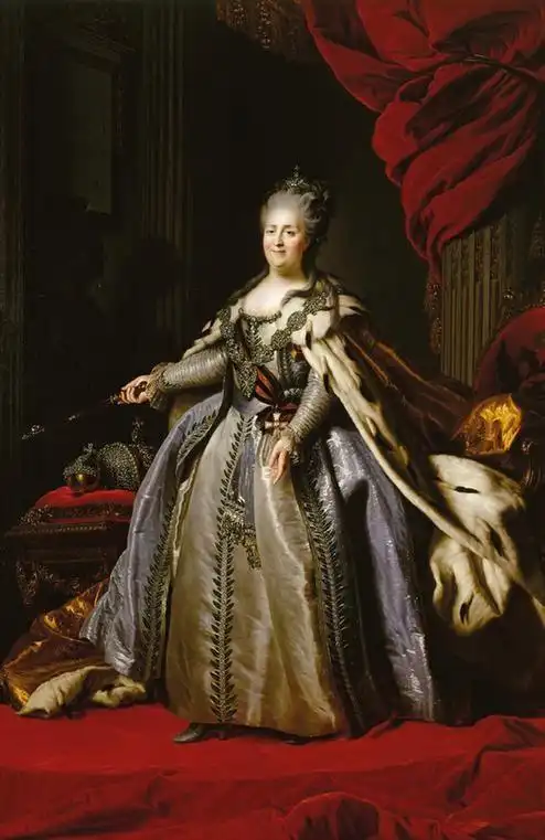 普京的偶像彼得一世照片挂办公室,铁腕治国35年的霸气叶皇也是
