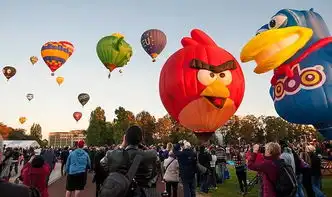 堪培拉热气球节,现实版的飞屋环游记