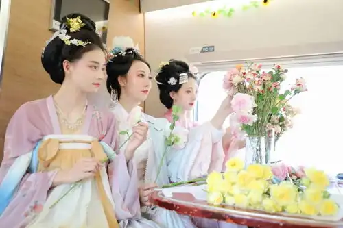坐火车,竟然遇到十二花神
