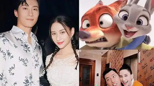 何超莲窦骁晒情侣合拍,高度还原疯狂动物城,贴脸锁喉抱超甜
