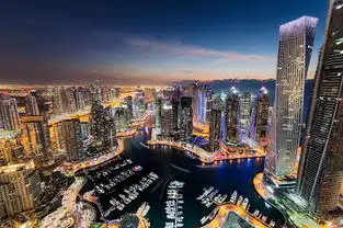 迪拜摩天大楼漂浮云雾中似天空之城