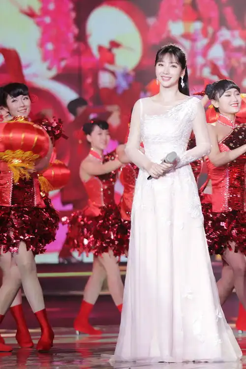 柳岩白裙如女神组团王宝强白客献唱湖南卫视春晚