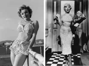 拥有一条波点裙,你就是老电影里的女主角
