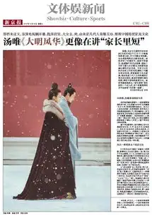 汤唯大明风华更像在讲家长里短