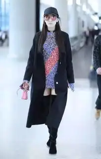 冬天大衣裙子,亚洲人这样穿够美