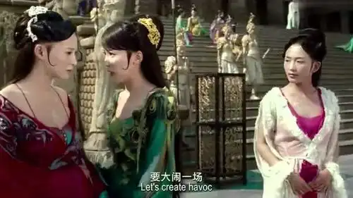 画壁仙女们闹起来就是不一样,弹指间就是一场大戏,够精彩

