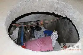 男子蜗居无盖窨井下门板写满哀叹语句高古楼社区