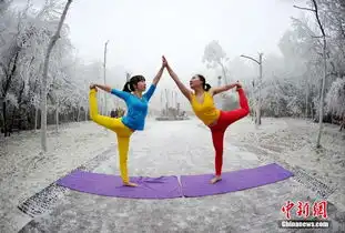 张家界瑜伽美女冰天雪地秀柔功你们也是蛮拼的7531041旅游图片库大视野
