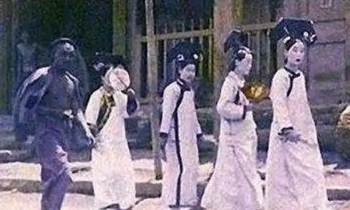 92年故宫墙上惊现清朝宫女,仅出现5秒,留下一张照片就神秘消失
