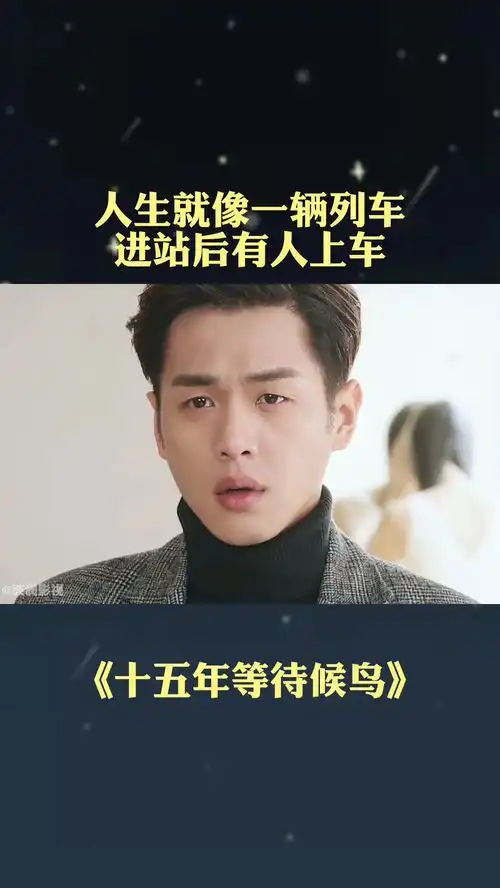 人生列车有人上车,有人下车十五年等待候鸟