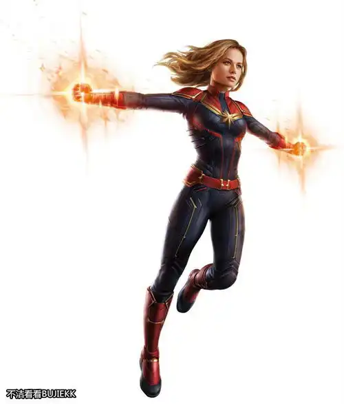 漫威复联4角色效果图,惊奇队长亮眼,浩克紫色衣服
