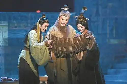 南充历史名人笔墨著三国演出剧照