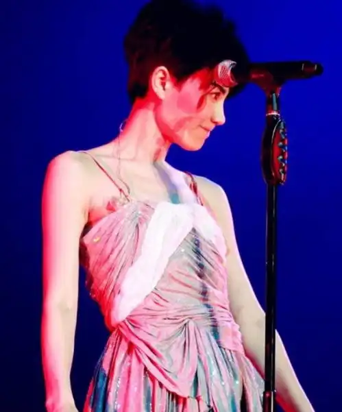 王菲的身材有多好看她将薄纱衫穿出透光感,18岁少女都自闭了