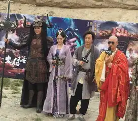 大话西游3片场照公开唐嫣韩庚造型首曝光