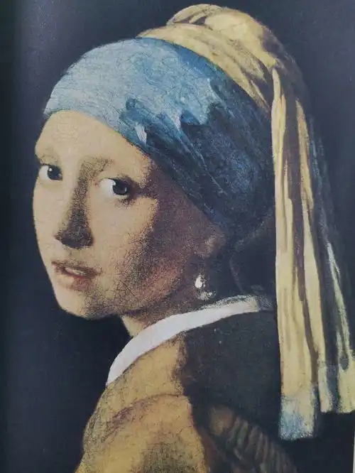 请欣赏名画戴珍珠耳环的少女,让人眼睛一亮
