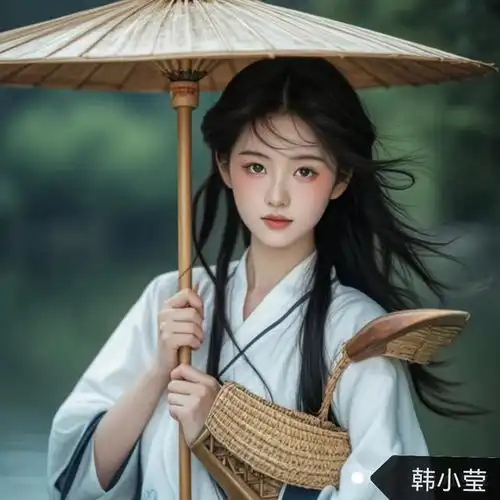 用ai生成射雕英雄传主要人物样貌,韩小莹简直美出天际