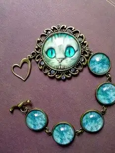 爱丽丝梦游仙境妙妙猫手链
