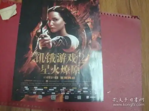 电影海报饥饿游戏2星火燎原