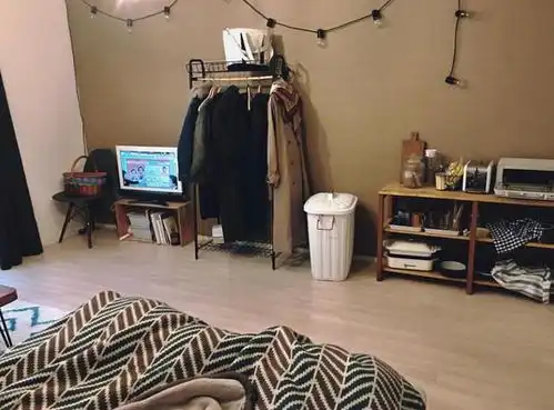 晒晒30㎡小蜗居,第一次见这么完美的小户型,卧室装在半空中
