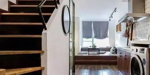 蜗居26㎡家装迷你复式公寓,超抢眼
