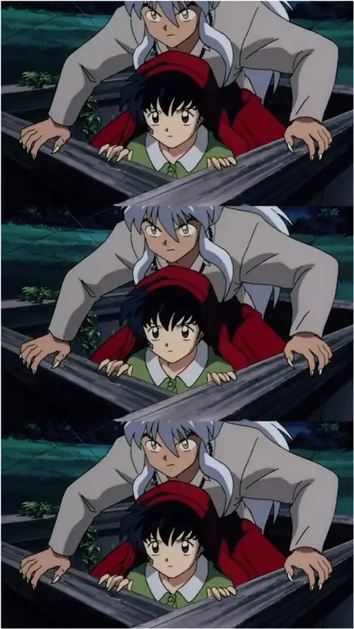 犬夜叉犬夜叉中隐藏的情侣头像,笨的人还在看,聪明的已经截图了