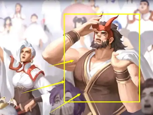 廉颇6元新皮肤很早就曝光了,从这两个地方可以看出来,是位老师