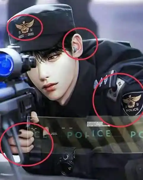 白敬亭也被韩国人偷了抄袭剧照还篡改警服,奖杯汉服样样不放过
