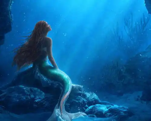 小美人鱼真人电影海报曝光,有脏辫的美人鱼你看得惯吗
