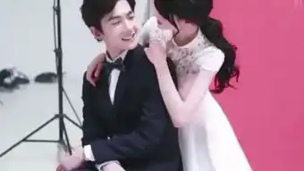 郑爽和杨洋好般配这组婚纱大片超甜蜜
