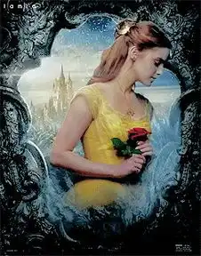 穿上美纱裙你也是贝儿公主
