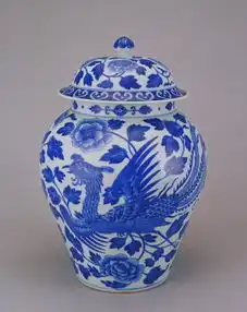 青花凤穿牡丹纹罐故宫博物院
