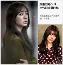 告别往昔厚重刘海稀疏感空气刘海时下最时髦