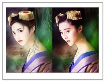 刘亦菲赵薇林心如朱茵古装明星真人版插画

