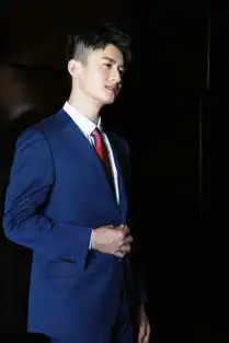 高广泽亮相红毯宝蓝色西装尽显绅士质感
