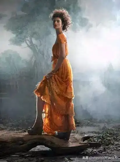 服装设计中黄金比为35或58
