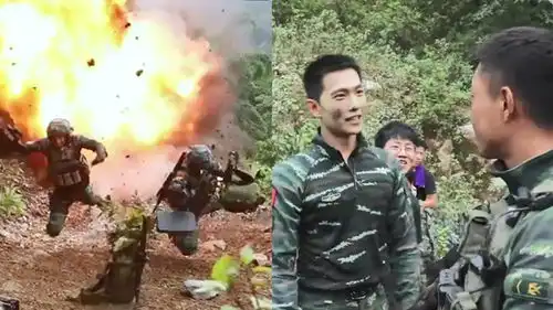 特战荣耀爆破戏花絮前后炮火夹击,杨洋孟阿赛却全力奔炸点
