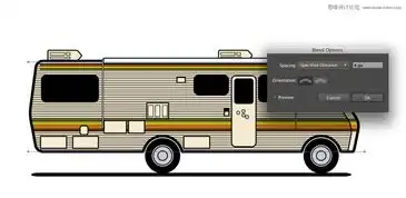 illustrator制作游戏中超酷的房车教程
