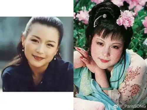 87版红楼梦花絮照及演员妆后对比

