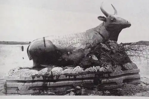 颐和园断尾铜牛的传说