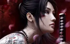 3d美女艳丽壁纸
